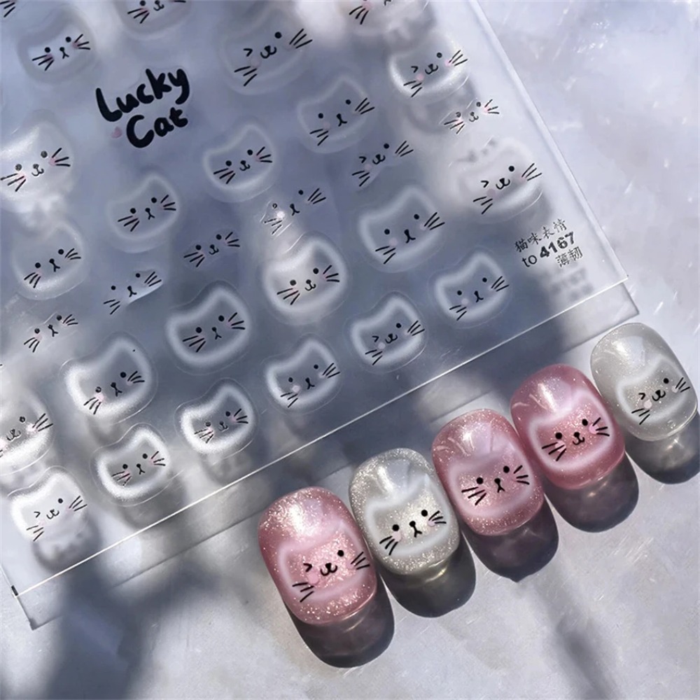 Nail Art Pink - 120-częściowy 5-zestaw Candy Kids Press-On Nails