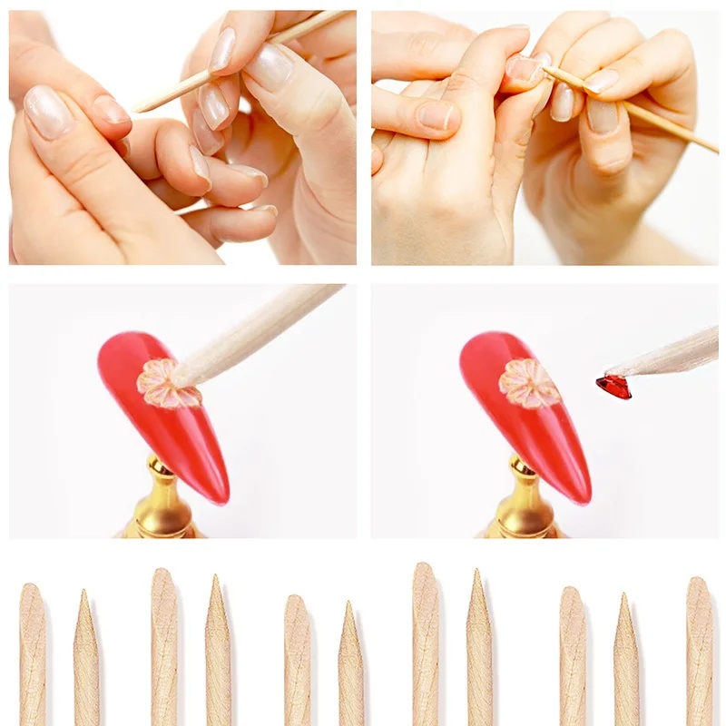 10-30 szt. drewnianych patyczk – Nail Art Orange recenzja i cena