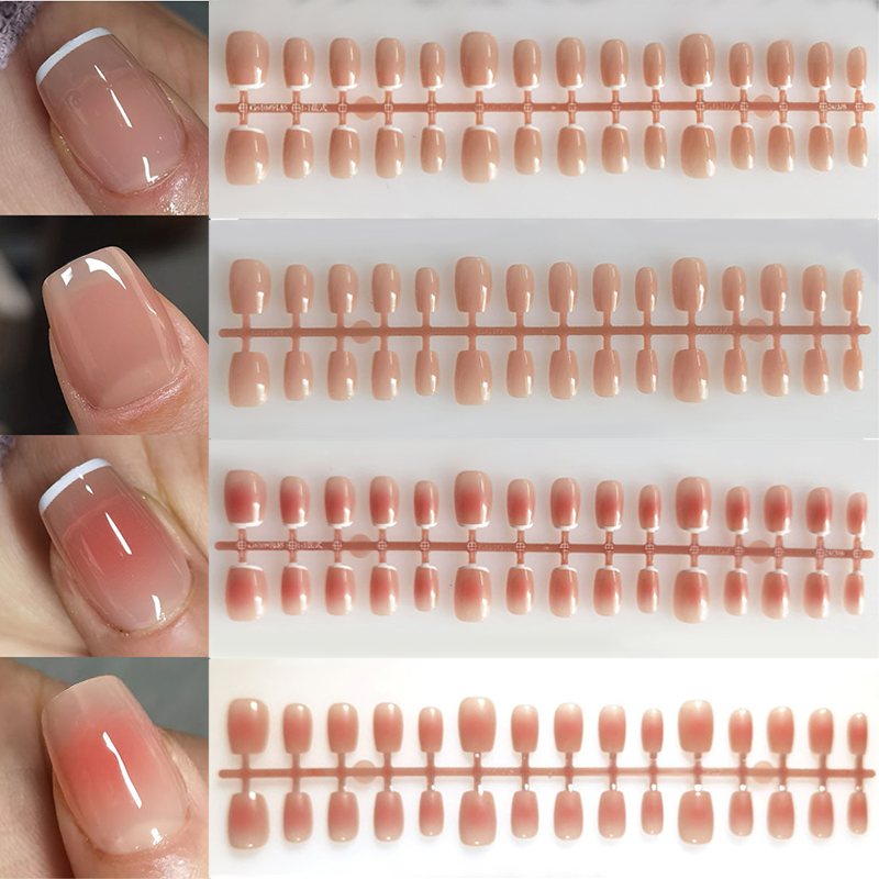 30szt Gradient Fake Nails Fren – Nail Art Pink recenzja i cena