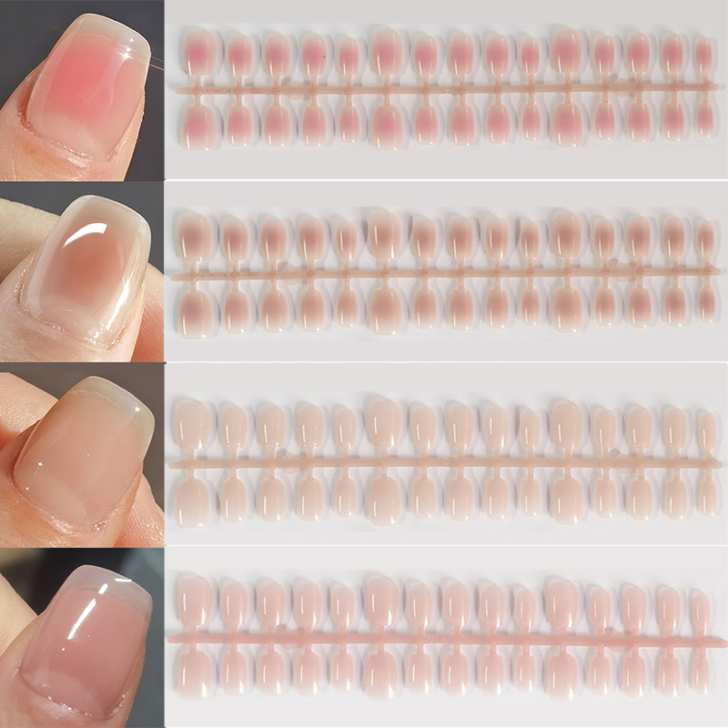 30szt Gradient Fake Nails Fren – Nail Art Pink recenzja i cena