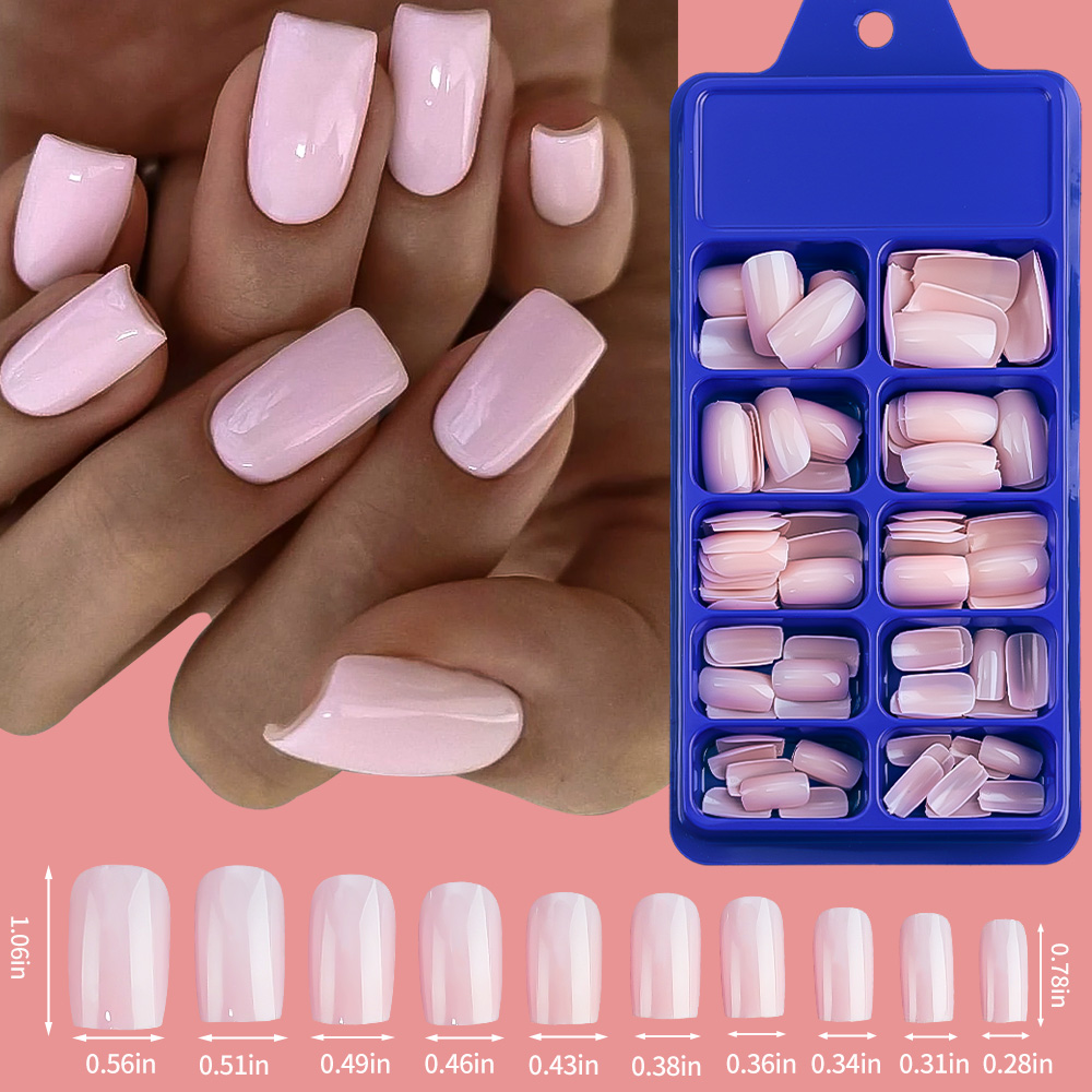 100/120 szt. Różowo-Białe Pazn – Nail Art Ombre recenzja i cena