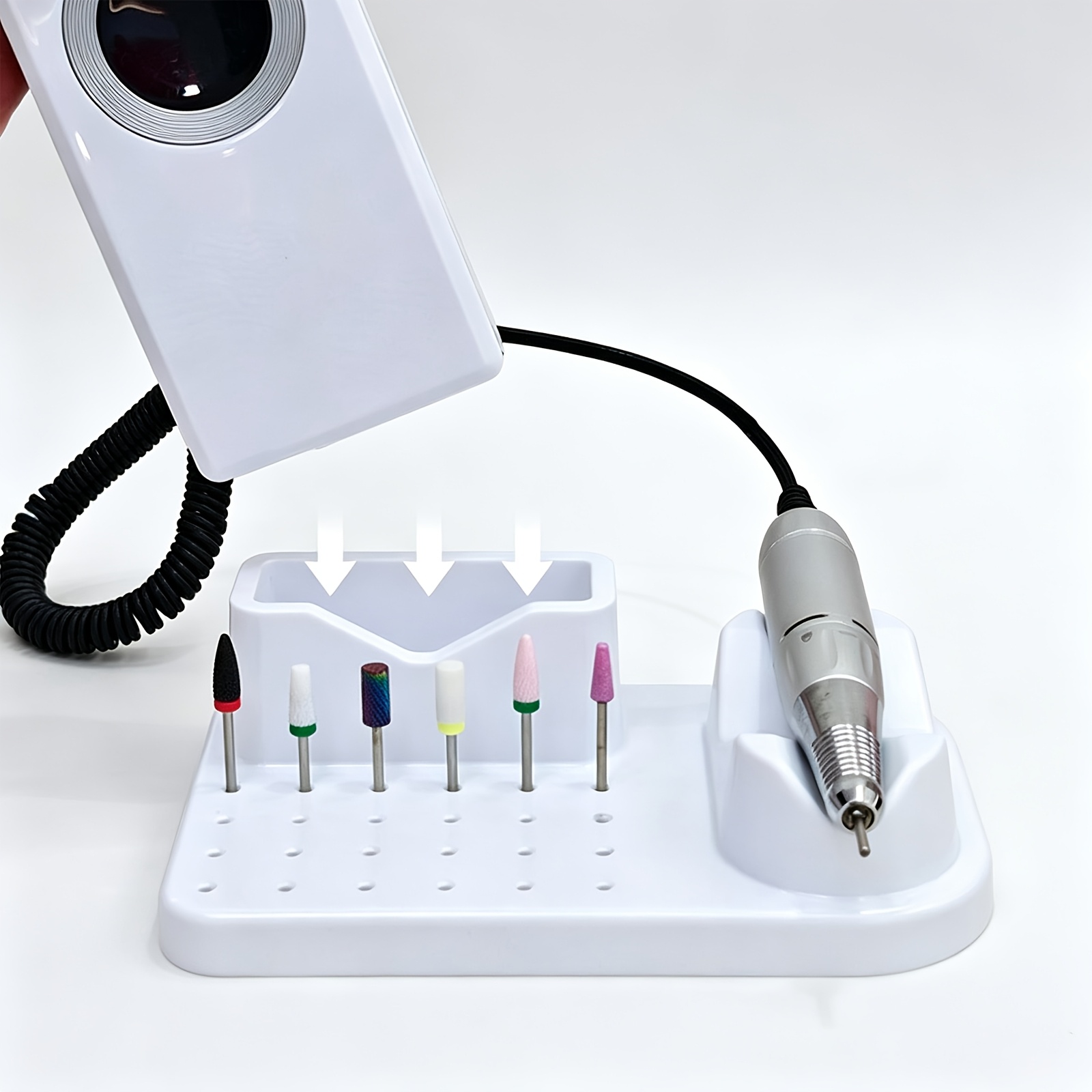 Uchwyt i organizer na wiertła  – Nail Drill Machine recenzja i cena