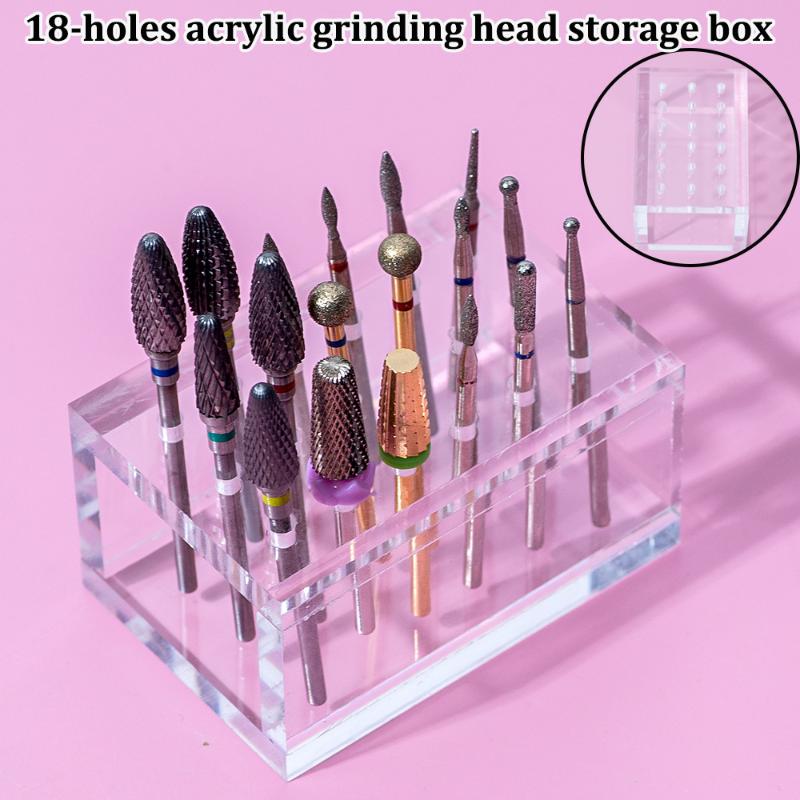 18-otworowy akrylowy drewniany – Nail Drill Machine recenzja i cena