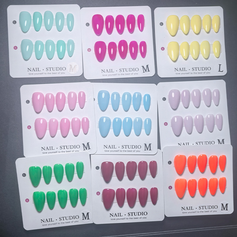 10 szt. Migdałowe sztuczne paz – Nail Art Orange recenzja i cena