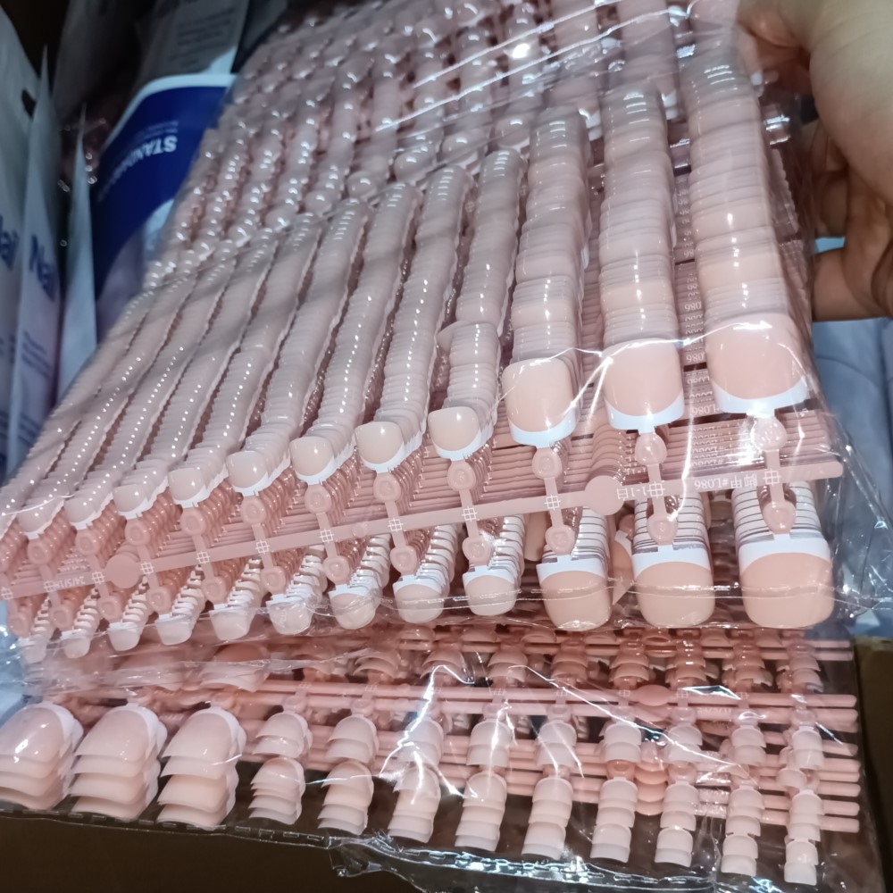 120szt Kwadratowe końcówki do  – Nail Art Pink recenzja i cena