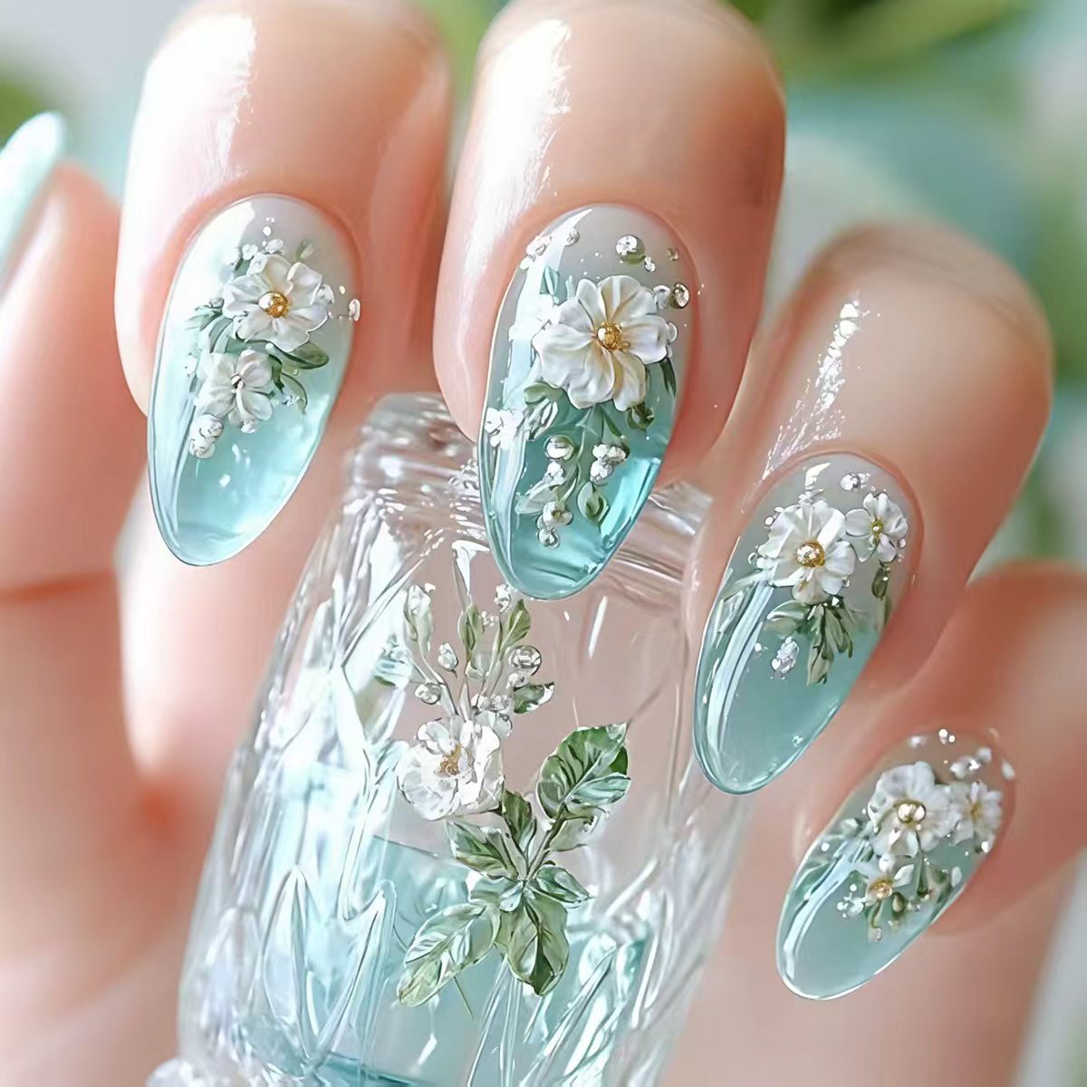 Średnie sztuczne paznokcie dla – Nail Art Press On recenzja i cena