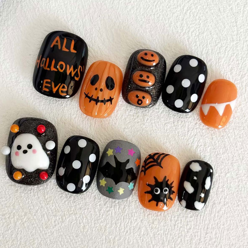 10 szt. paznokci na Halloween  – Nail Art Press On recenzja i cena