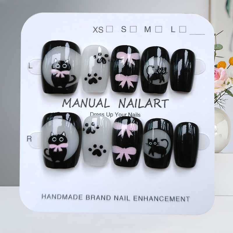 10 szt. Urocze, ręcznie robion – Nail Art Pink recenzja i cena