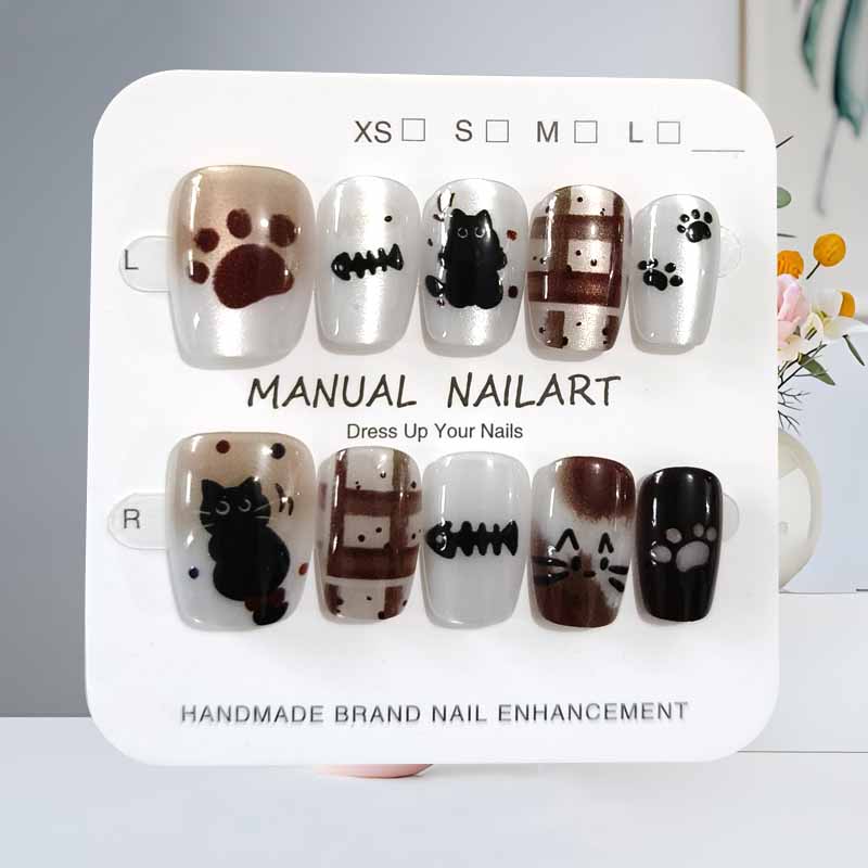10 szt. Urocze, ręcznie robion – Nail Art Pink recenzja i cena